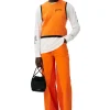 Shop GANNI O-Neck Vest Orangeade