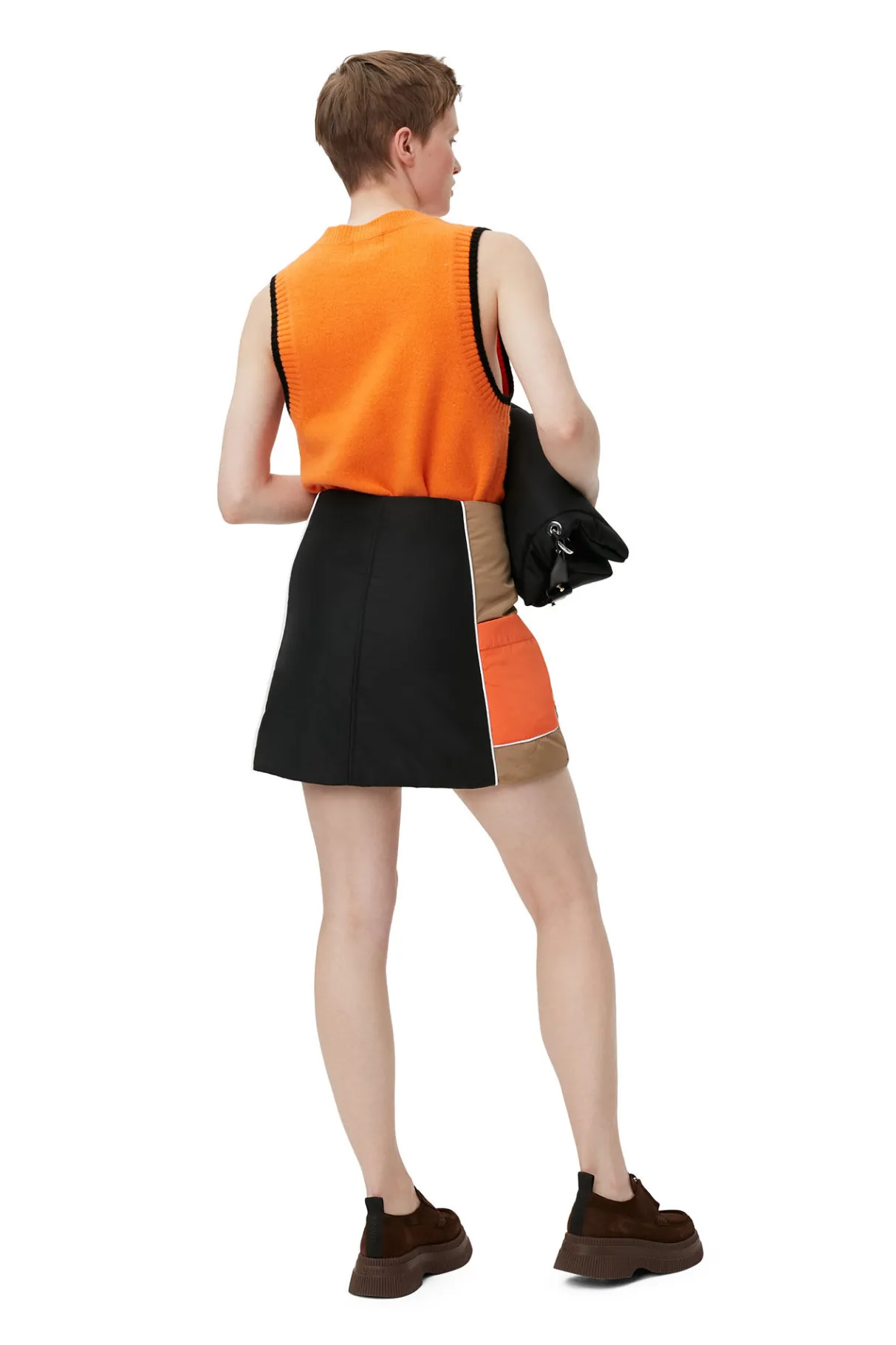 Shop GANNI O-Neck Vest Orangeade