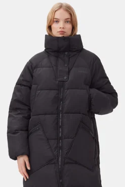 Flash Sale GANNI Oversized Tech Puffer Coat Phantom