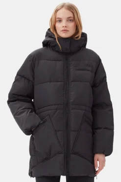 Best Sale GANNI Oversized Tech Puffer Midi Jacket Phantom