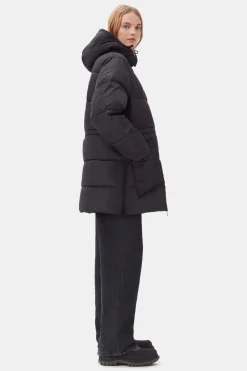 Best Sale GANNI Oversized Tech Puffer Midi Jacket Phantom