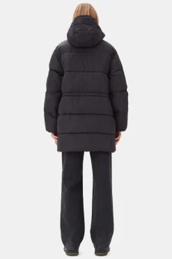 Best Sale GANNI Oversized Tech Puffer Midi Jacket Phantom