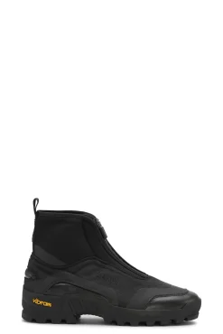 Sale GANNI Performance High Top Zip Sneakers Black