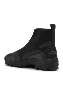 Sale GANNI Performance High Top Zip Sneakers Black