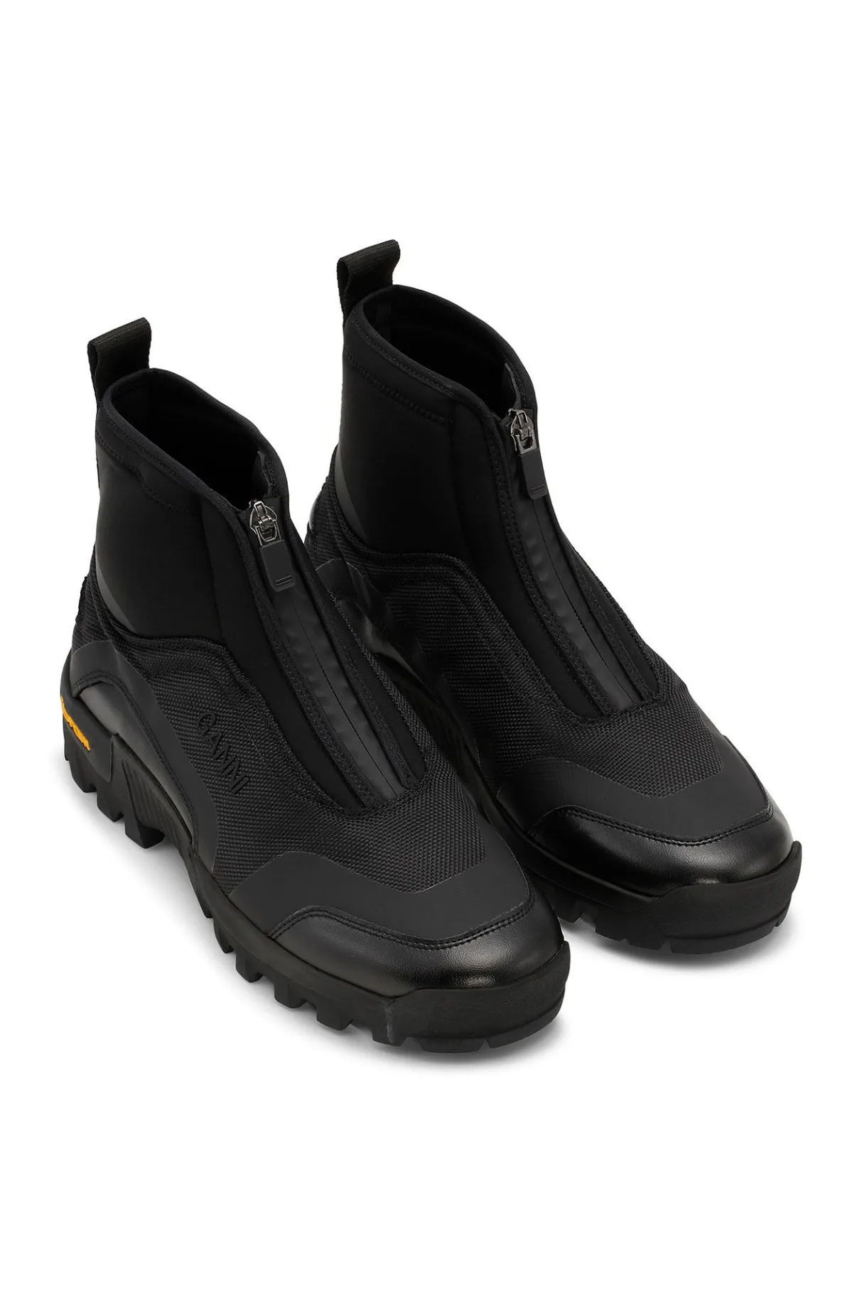 Sale GANNI Performance High Top Zip Sneakers Black