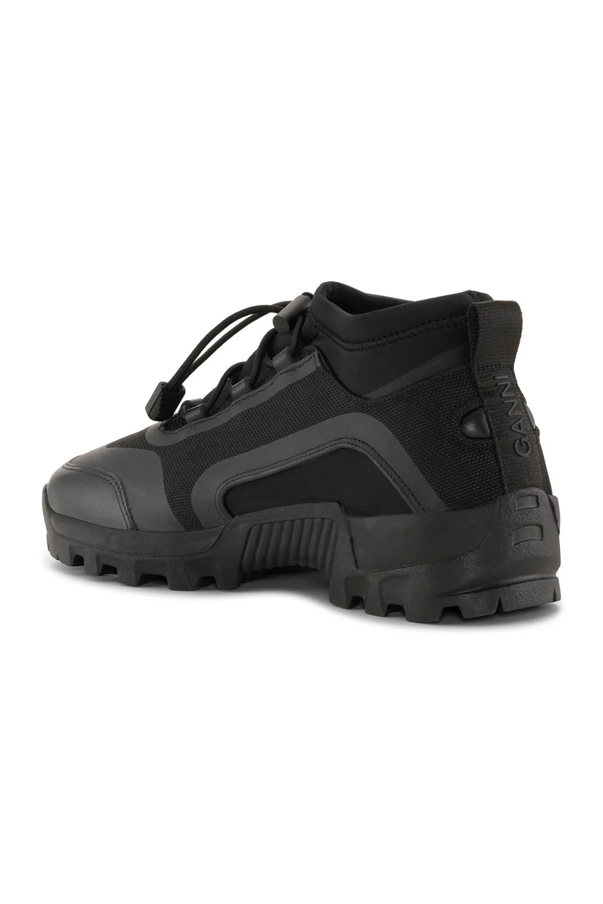 New GANNI Performance Neoprene Sneakers Black