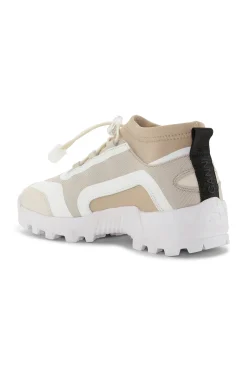 Best Sale GANNI Performance Neoprene Sneakers Egret