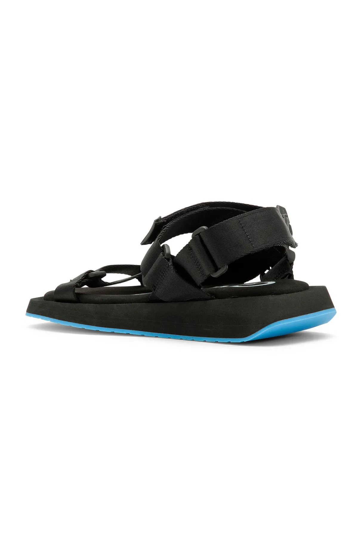 Cheap GANNI Performance Webbing Sandals Black