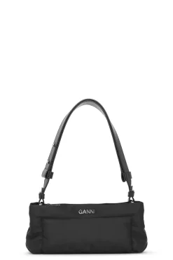 Cheap GANNI Pillow Baguette Bag Black