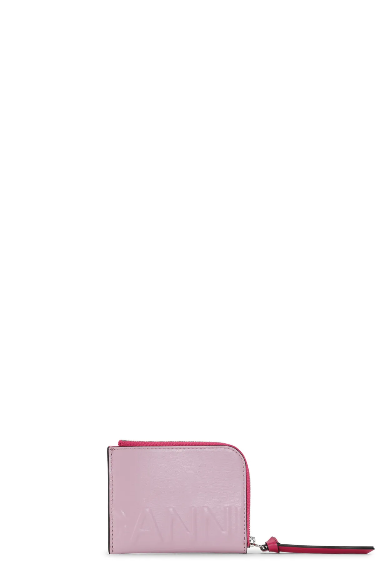 Sale GANNI Pink Banner Card Holder Pink Nectar