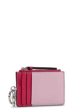 Discount GANNI Pink Banner Coin Purse Pink Nectar