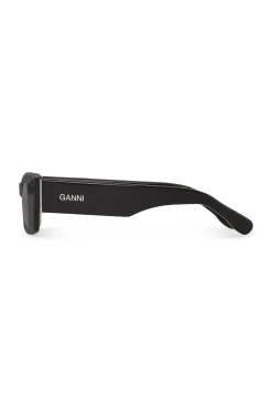 New GANNI Pointed Sunglasses Black