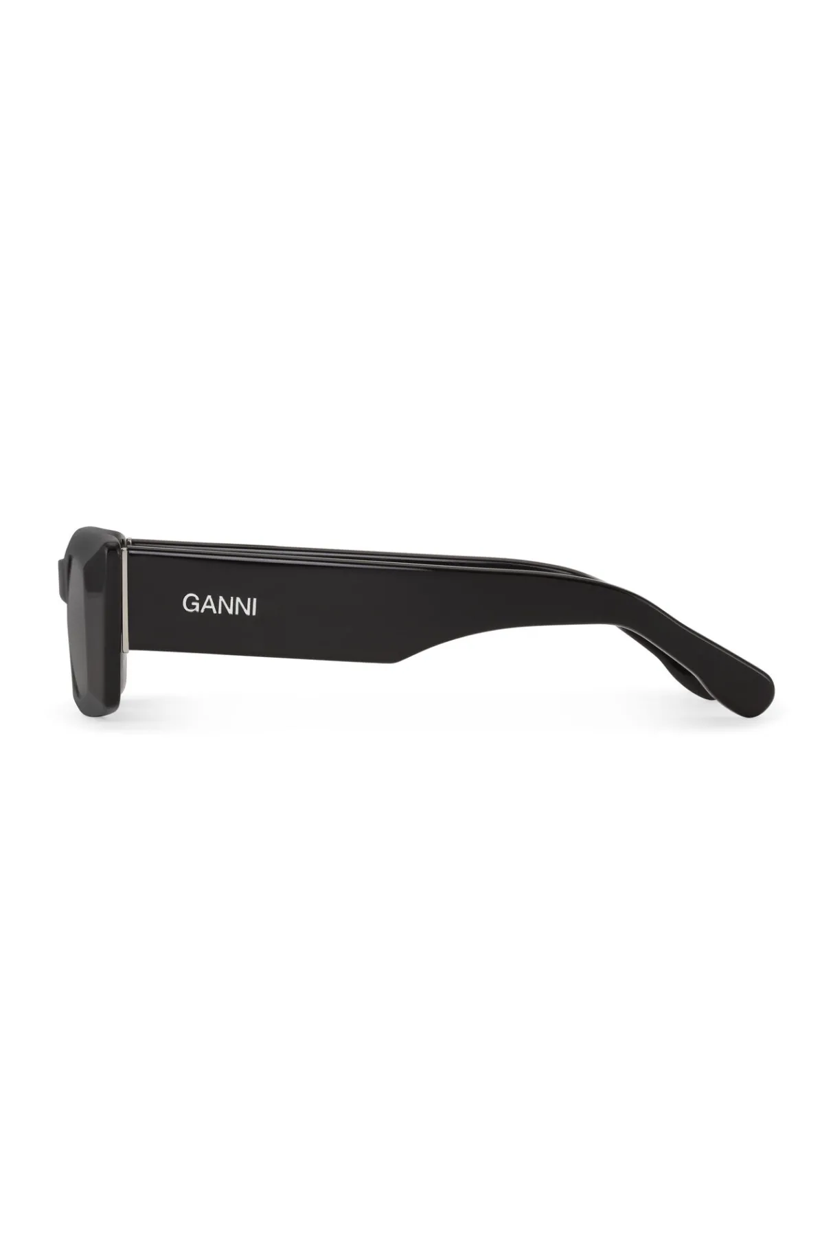 New GANNI Pointed Sunglasses Black