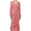 Flash Sale GANNI Printed Light Georgette Maxi Dress Castle Wall