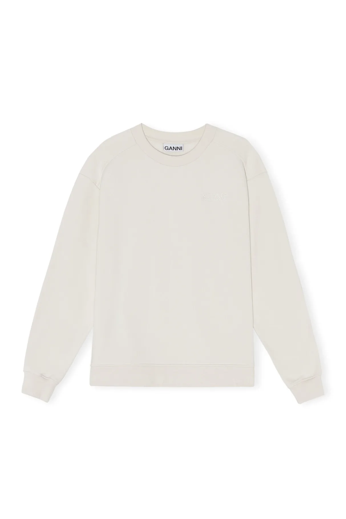 Discount GANNI Pullover Sweatshirt Egret
