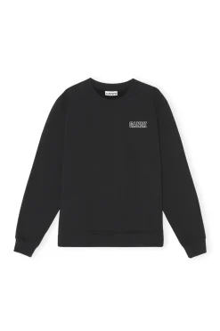 Cheap GANNI Pullover Sweatshirt Black