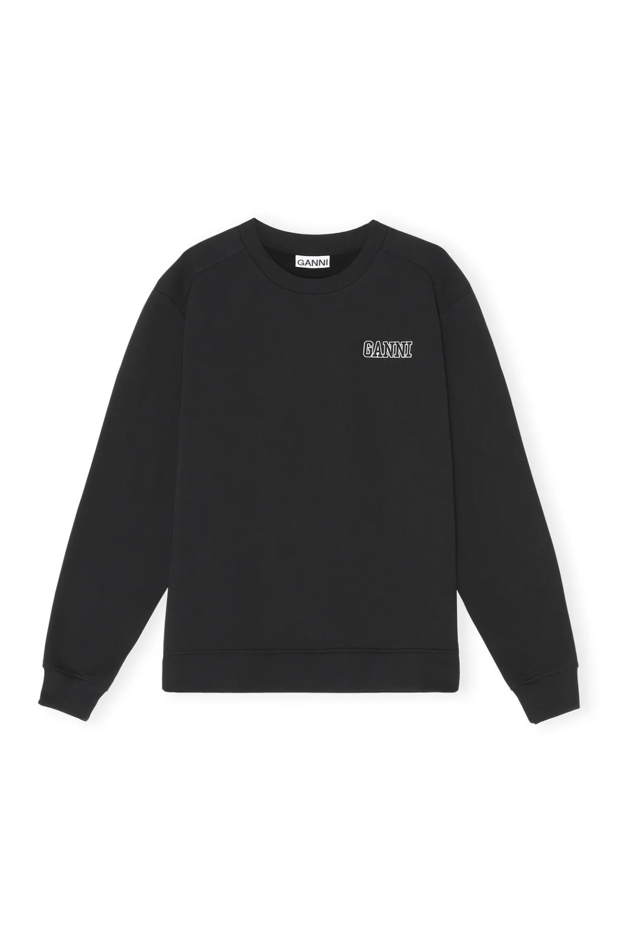 Cheap GANNI Pullover Sweatshirt Black