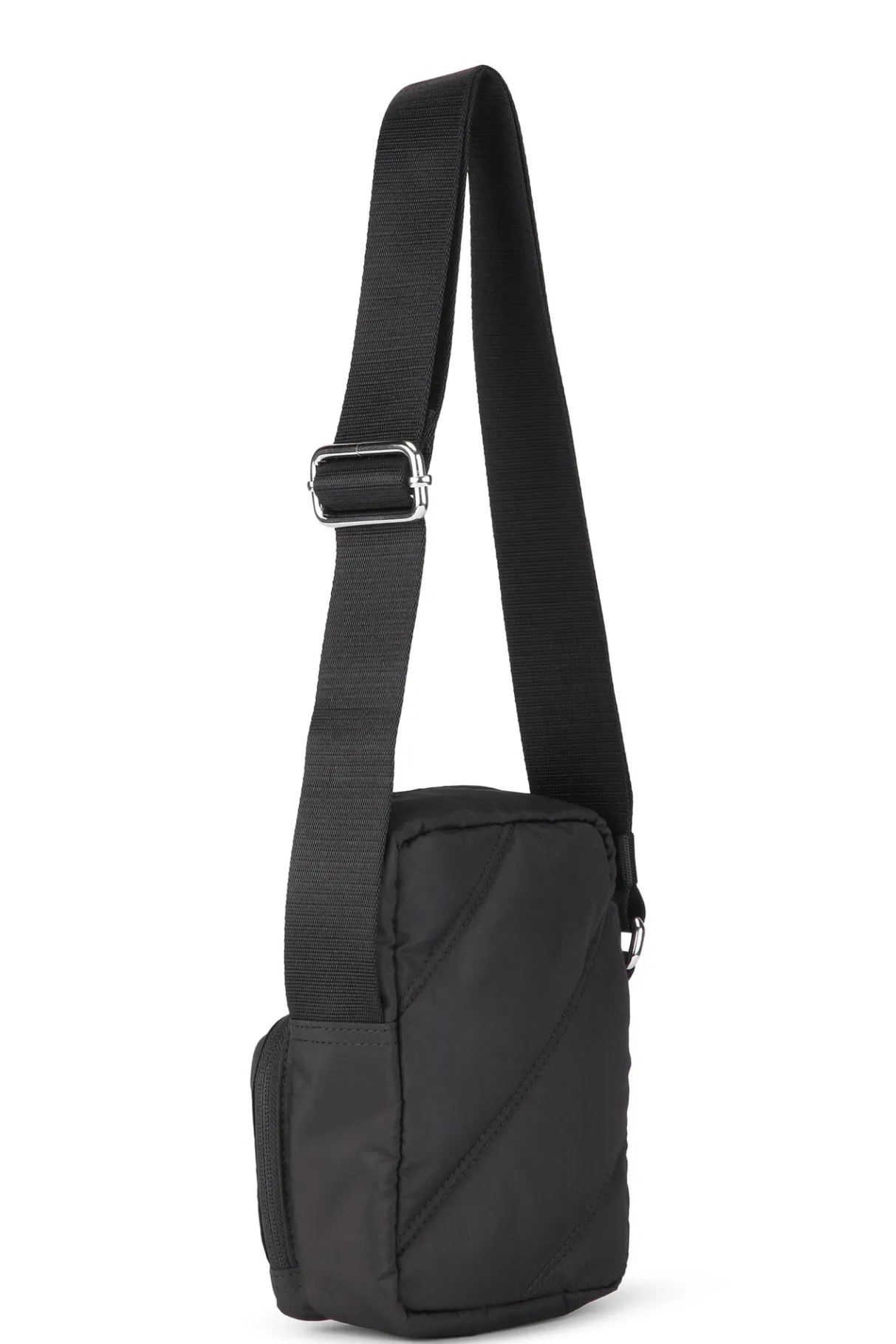 Hot GANNI Quilted Crossbody Bag Black