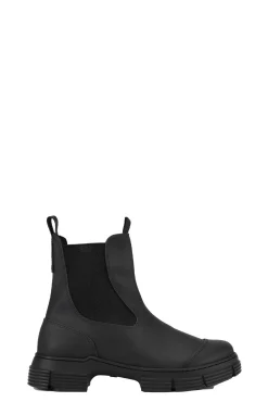 Outlet GANNI Recycled Rubber City Boot Black