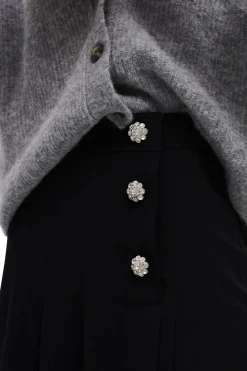 Online GANNI Recycled Suit Mini Skirt Black