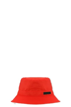 Best Sale GANNI Red Bucket Hat Racing Red