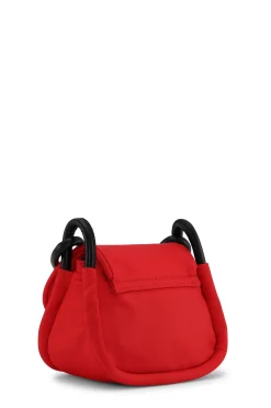 Flash Sale GANNI Red Knot Mini Flap Over Bag Fiery Red