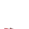 Cheap GANNI Red Wide Welt Buckle Ballerinas Racing Red