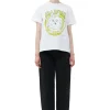 Clearance GANNI Relaxed Bunny T-Shirt Bright White