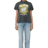 Hot GANNI Relaxed Cat T-Shirt Volcanic Ash