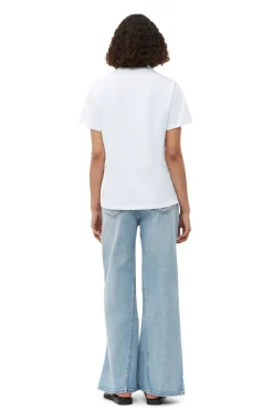 Best Sale GANNI Relaxed Dance Bunny T-Shirt Bright White