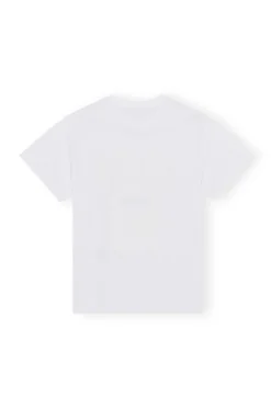 Best Sale GANNI Relaxed Dance Bunny T-Shirt Bright White