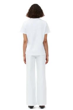 Sale GANNI Relaxed Fun Bunny T-Shirt Bright White