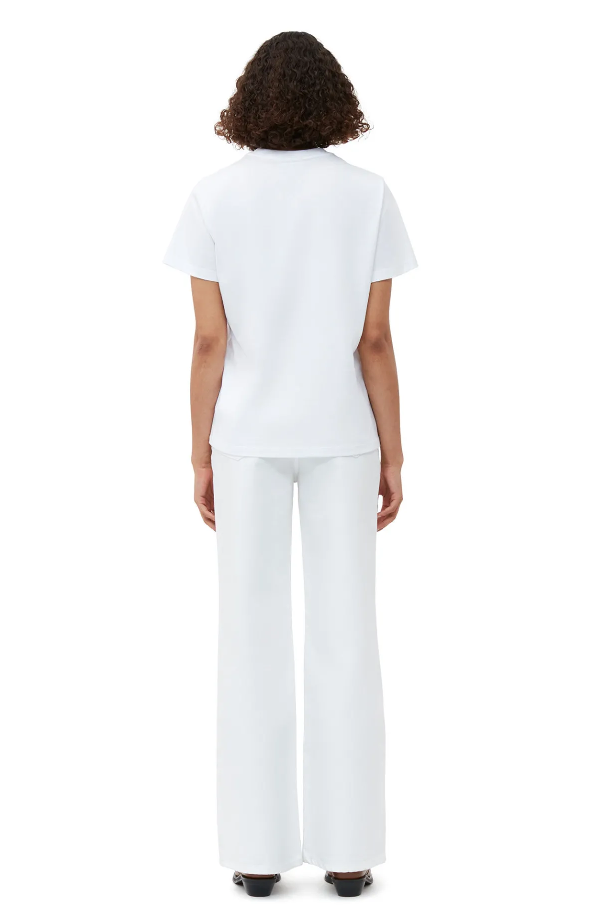 Sale GANNI Relaxed Fun Bunny T-Shirt Bright White