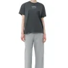Best Sale GANNI Relaxed T-Shirt Volcanic Ash