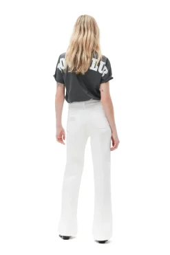 Cheap GANNI Relaxed Loveclub T-Shirt Volcanic Ash