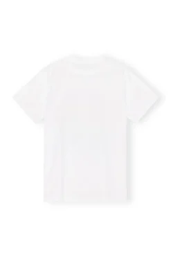 Online GANNI Relaxed Rainbow T-Shirt Bright White