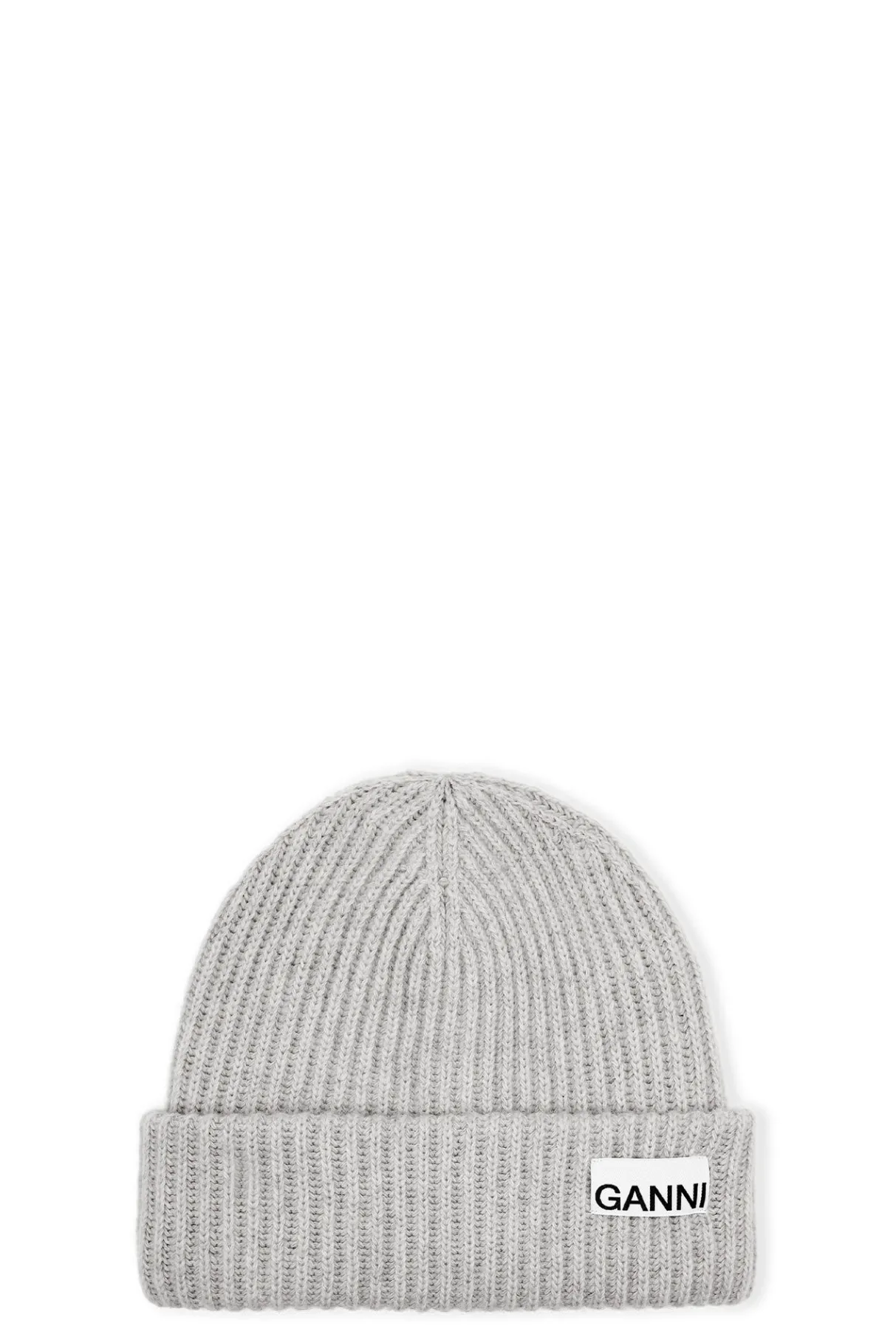 Online GANNI Rib Knit Acc Beanie Paloma Melange