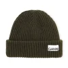 Cheap GANNI Rib Knit Acc Beanie Kalamata