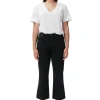 Fashion GANNI Rigid Denim Betzy Cropped Washed Black/Black