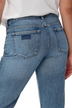 Flash Sale GANNI Rigid Denim Lovy Mid Blue Vintage