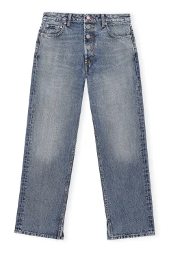 Flash Sale GANNI Rigid Denim Lovy Mid Blue Vintage