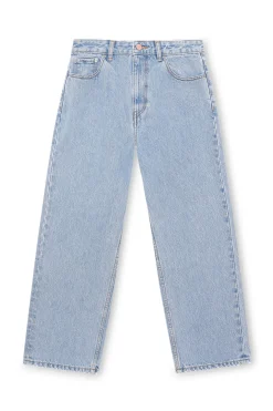 Cheap GANNI Rigid Denim Misy Cropped Light Blue Stone