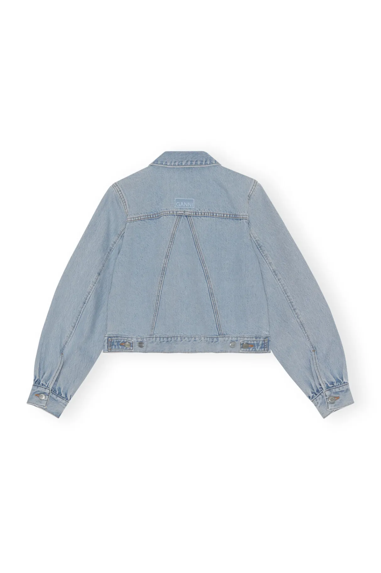 Store GANNI Rigid Denim Rigid Denim Camy Light Blue Stone