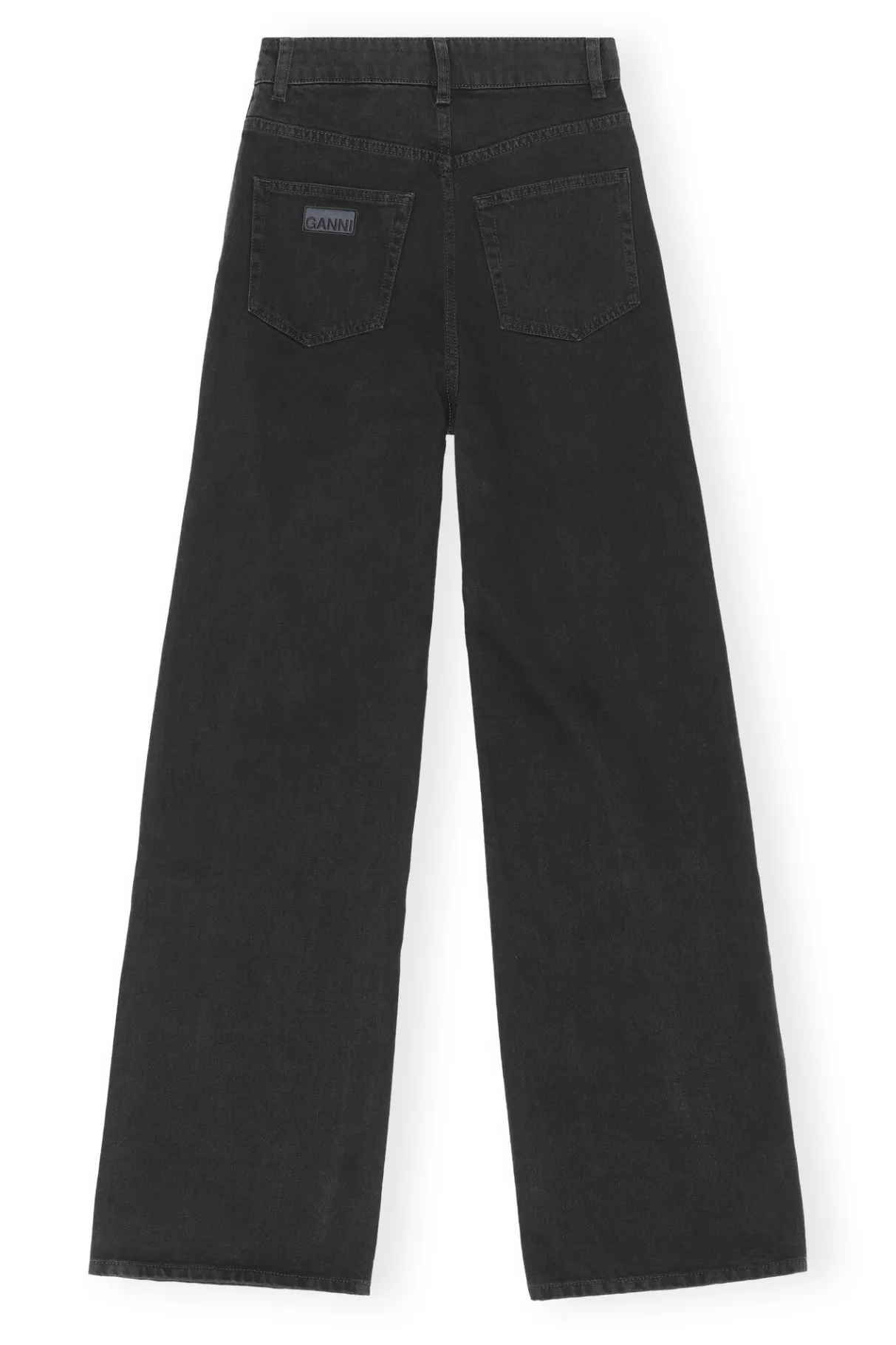Best GANNI Rigid Denim Rigid Denim Magny Washed Black/Black