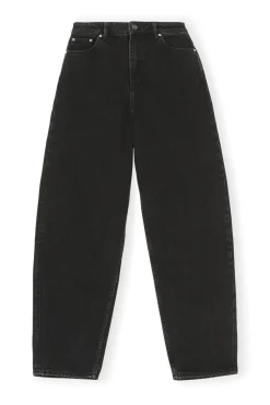 Discount GANNI Rigid Denim Stary Washed Black/Black