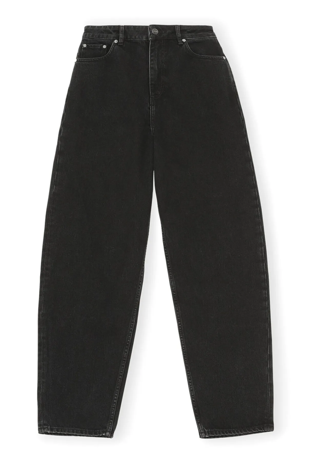 Discount GANNI Rigid Denim Stary Washed Black/Black