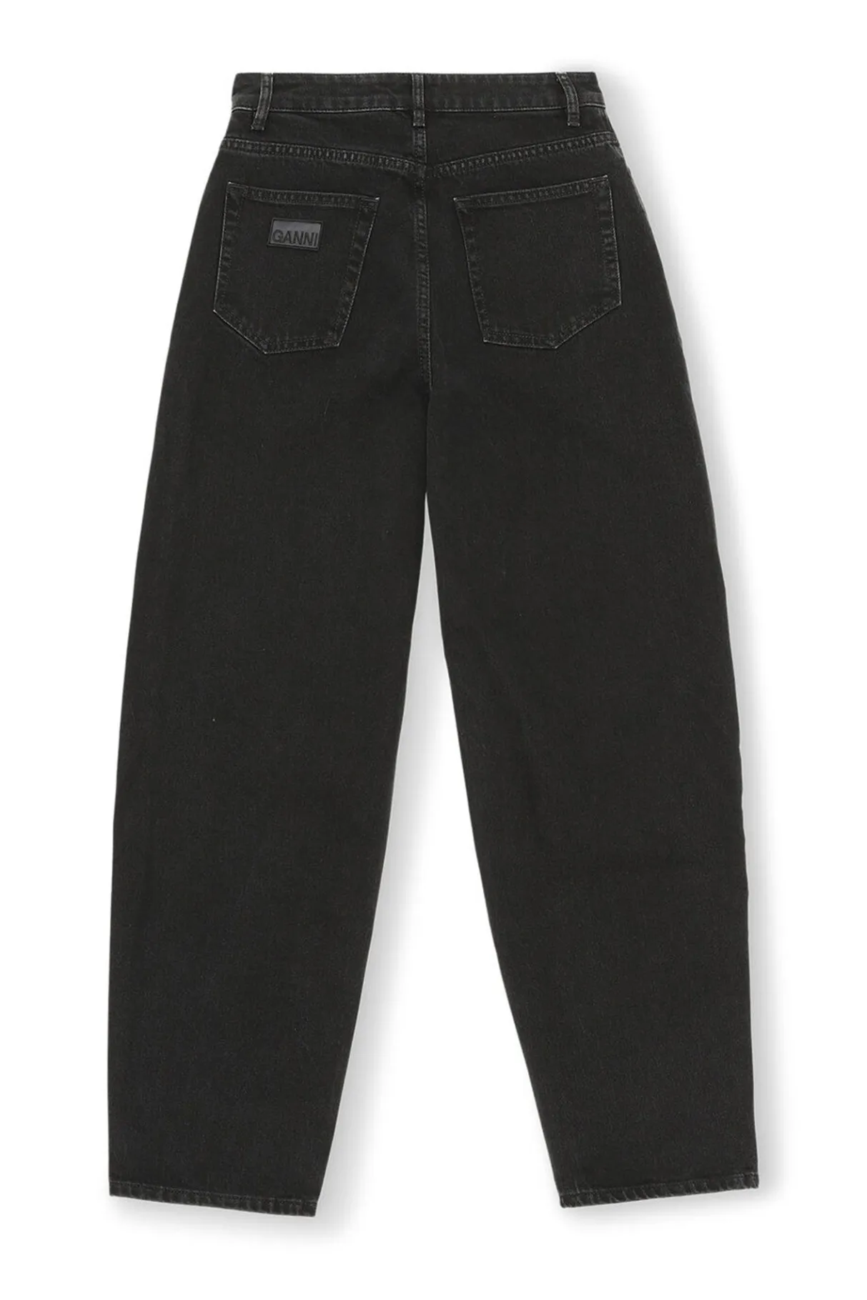 Discount GANNI Rigid Denim Stary Washed Black/Black