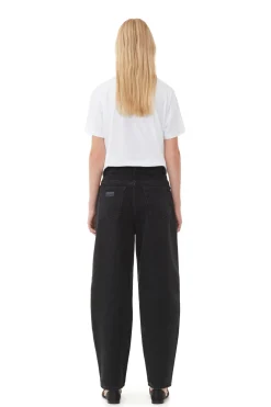 Discount GANNI Rigid Denim Stary Washed Black/Black
