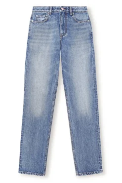 Discount GANNI Rigid Denim Swigy Mid Blue Vintage