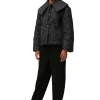 Sale GANNI Ripstop Quilt Jacket Black